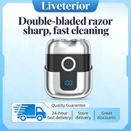 Portable Mini Electric Shaver, IPX6 Waterproof Shaver, Rechargeable Shaver, Men's Electric Shaver Sm