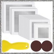 (GJFZ) Drywall Repair Patch Kit18 PCS 2/4/6/8 Inch Aluminum Fiber Mesh Spackle Wall Reapair Patch Ki
