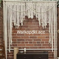 Macrame Backdrop unt Wedding Lamaran Fotografi Dekorasi EO 20