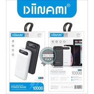 Powerbank Diinami 10000mah A89 2.1a Dual Input Port Type C &amp; Micro Usb