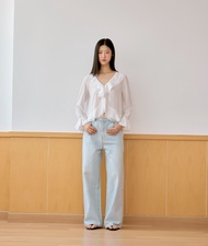 Whimsical Ruffle Blouse & Skirt