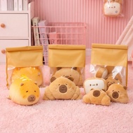 Stuffed Toy A Bag Croissant Baguette Toast Capybara Doll Toy Birthday Valentine Christmas Gift