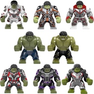 Compatible with Lego Avengers, Hulk Hulk, Iron Man, and Hulk Banner. Small Small Compatible Lego Avengers Hulk Iron Man Hulk Banner Little Green Assembled Building Block Doll Toy 122q