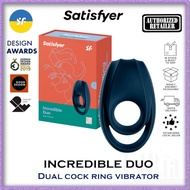 Satisfyer Incredible Duo Dual Cock Ring Vibrator (Authorized Retailer)