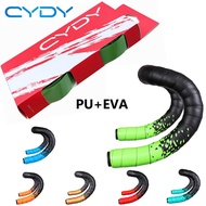 Bike Handlebar Tape PU+EVA Cycling Road Bicycle Handle Grip Bar Anti-slip Handle Belt Bike Steering