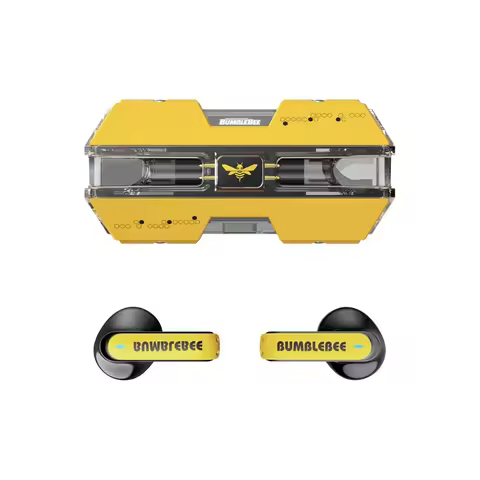 TF-T01 Wireless Bluetooth 5.3 Earbuds Bumblebee Headsets HIFI Stereo Sound Earphones Gaming Headphon