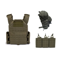UNIONTAC 1000D Nylon Laser cutting vest set with triple tool pouch and hydration pouch outdoor vest 