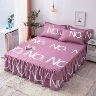 ที่นอนขนาดควีนไซส์ผ้าระบายขอบเตียงผ้าปูที่นอนขนาด4/5/6ฟุตผ้าคลุมกันฝุ่นผ้าคลุมเตียง