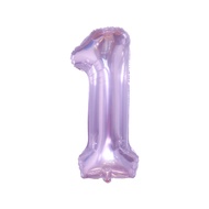 【A CUTE】 32INCH Jelly Color Jelly Pink/Jelly Blue/Jelly Purple Number Balloons Aluminum Balloons For