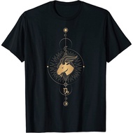 New! Capricorn Zodiac Symbol Cosmic Cool Astrology Lover S T-Shirt