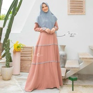 Emmaqueen Iryna dress GAMIS MUSLIM SYARI BUSUI FRIENDLY AVAILABLE IN SIZES S-XXL