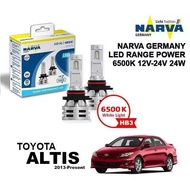 NARVA HB3 12V & 24V Range Performance LED Headlight Bulb Set for Toyota Altis 2013 - Present