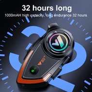 Intercom Helmet Bluetooth Headset Helmet Motorcycle - Y80 2X - Black