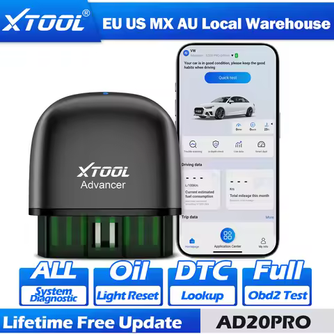 2025 XTOOL Advancer AD20Pro OBD2 Scanners Bluetooth 5.0 For Android/IOS PK ELM 327 AD20 OBD 2 All Sy