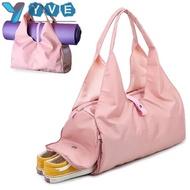 YVE Yoga Mat Bag, Large Capacity Women Men Travel Storage Bag, Practical Nylon Hand Luggage Bag Bag