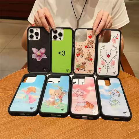 Wildflower Orchid Lila Moss Phone Case For iPhone 17 16 15 14 13 12 Pro Max Plus wf Precious Moments