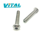 1pc Vitaltitanium Grade 5 Titanium Hollow Pivotal Seat Bolt BMX M10 x 55mm 1.5mm Pitch Hollow Bolts hollow screw titanium bolt titanium screw Grade 6/4v hollow bolt 1 piece price quality titanium fasteners export to US