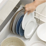 家事問屋日本製304不鏽鋼餐盤瀝水收納架(18cm)