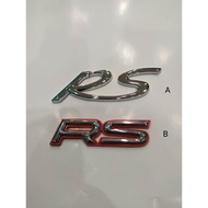 Honda RS logo RS emblem RS badge chorme
