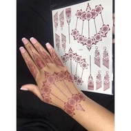 Red Henna Sticker New Design Aesthetic / Inai Merah sticker / Henna tattoo