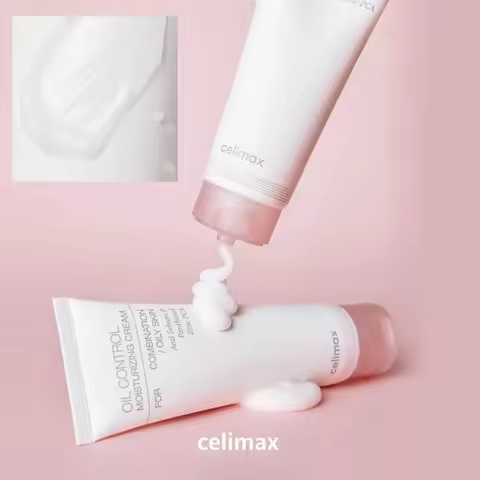 Hot Celimax Oil Control Moisturizing Cream Shine Reducing Balancing Oil Control Suitable For All Ski