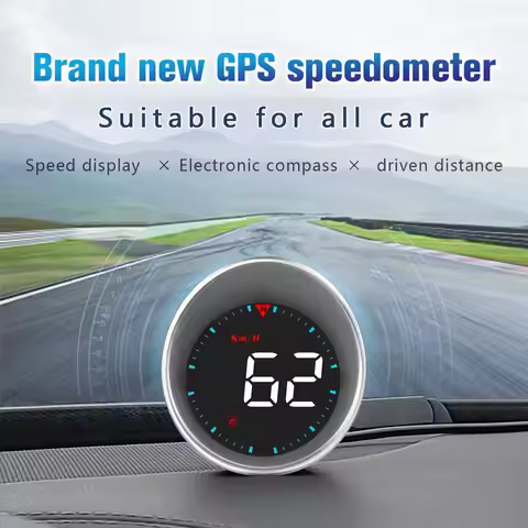 New For HUD G5 Head Up Display With Overspeed Alarm Digital Dashboard GPS Digital Smart Speedometer 