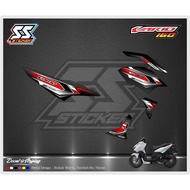 NEW VARIO 160 DS 03 MOTORCYCLE STRIPING STICKER