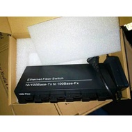 FIBER SWITCH 6F2E 10/100M ETHERNET SWITCH 6 FIBER PORT 25KM 2 UTP RJ45 FAST ETHERNET FIBER OPTICAL