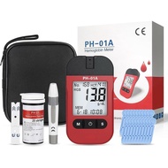 25 Jalur Ujian Hemoglobin dengan Meter Ujian Hemoglobin, Kit Ujian Hemoglobin untuk Kegunaan Rumah, 