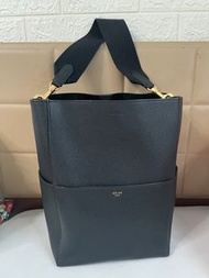 Celine Sangle Bucket Bag (Black)