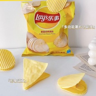 ins Potato Chips/Potato Chips Folder Doritos Lay's Cute Sealing Clip Ticket Test Paper Storage Snack