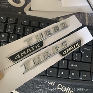 TAOJING | AMG Logo Badge Turbo 4Matic Emblem