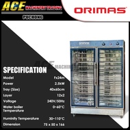 [ ORIMAS ] Fermentation Box Proofer Machine Stainless Steel Fermenting Box 12x2 Layer & 14x2Layer / 