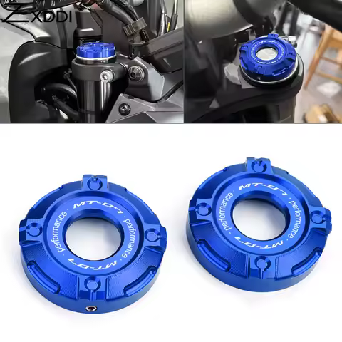 For Yamaha MT07 MT09 MT-07 MT-09 mt07 FZ07 FZ09 Aluminum Motorcycle Accessories Shock-absorbing Cap 