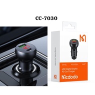 MCDODO CC-7030 Quick Charge Dual Output USB Car Charger 45W PD Digital Fast Charging Adapter