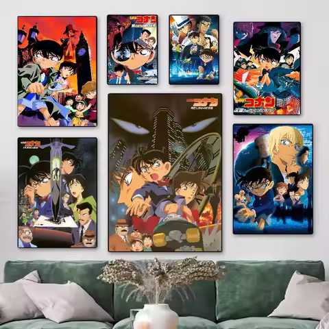 Acrylic Paint By Numbers Anime DetectiveS Conan Painting By Numbers on Canvas Coloring By Number for