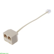 allri 6P4C Rj11 Male to 2 Female Splitter Adapter RJ11 to RJ11 Separator for Phone MAX