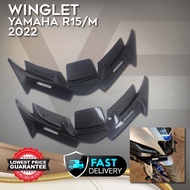 EMS Winglet For Yamaha R15M YZF-R15 V4 Front Panel Fairing (2022-2023yrs)