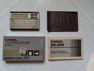 Vintage CASIO DC-810 DATA-CAL100 多功能計算機 電話簿 行事曆 