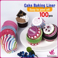 Geonest 100pcs Cupcake Liner Muffin Cupcake Cake Baking Liner Wrapper Paper Cup