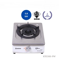 Zenne Stainless Steel Single Burner Gas Stove Cooker KTC18S  KTC-18S