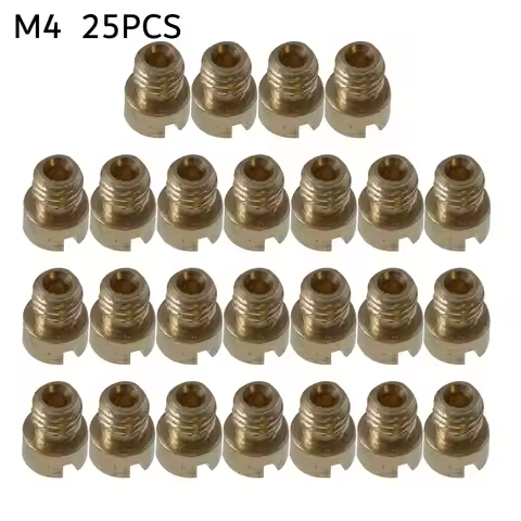 25pcs Motorcycle Carburetor Nozzle Carburetor Jets 55-115 Accessories For Puch Maxi Bing Hercules Ca