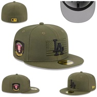 หมวกแก๊ป NY La Fitted Cap Dodgers Los Angeles สไตล์ฮิปฮอป