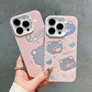 Cartoon Cute Little Bear case iPhone xs max xr 11 12 pro 13 14plus 15 pro max iPhone 7 8 se 13 pro max 12 13 mini casing