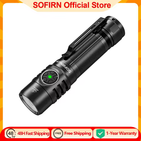 Sofirn SC29 Powerful Flashlight Rechargeable 3000 Lumens XHP50B EDC 21700 Torch Light Lantern IPX8 f