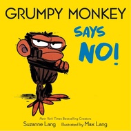 Grumpy Monkey Says No (Hard Page Book)/Suzanne Lang [Lizhu Foreign Language Bookstore]
