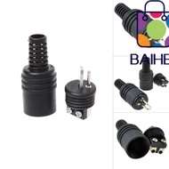 BAIHEE Speaker and HiFi Connector, Audio Lighting Power Signal Jack 2 Pin Connector 2 Pin Black DIN 