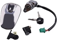 Motor Ignition Fuel Gas Tank Cap Switch Lock With 2 Key Set, Fit for Suzuki, for VS1400, for Intrude