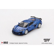 [READY-STOCKS] Mini GT Chevrolet Corvette Z06 2023 Elkhart Lake Blue Metallic