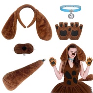 D Dalmatian Nose Tail Funny Show Costume Costumes Halloween Children WJG